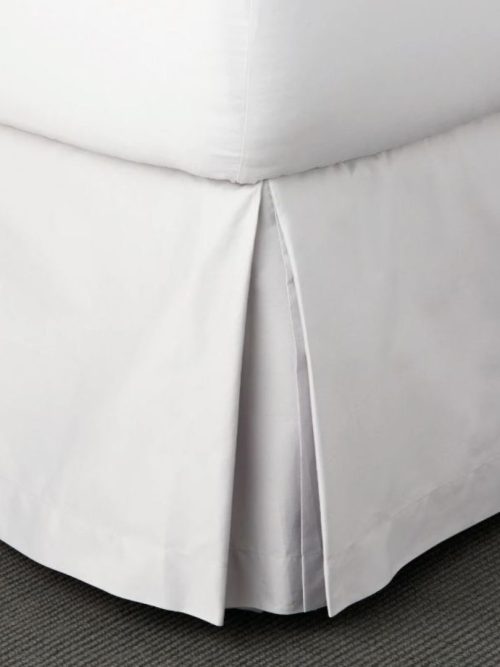 Faldón 200 hilos Clásico Liso King Blanco