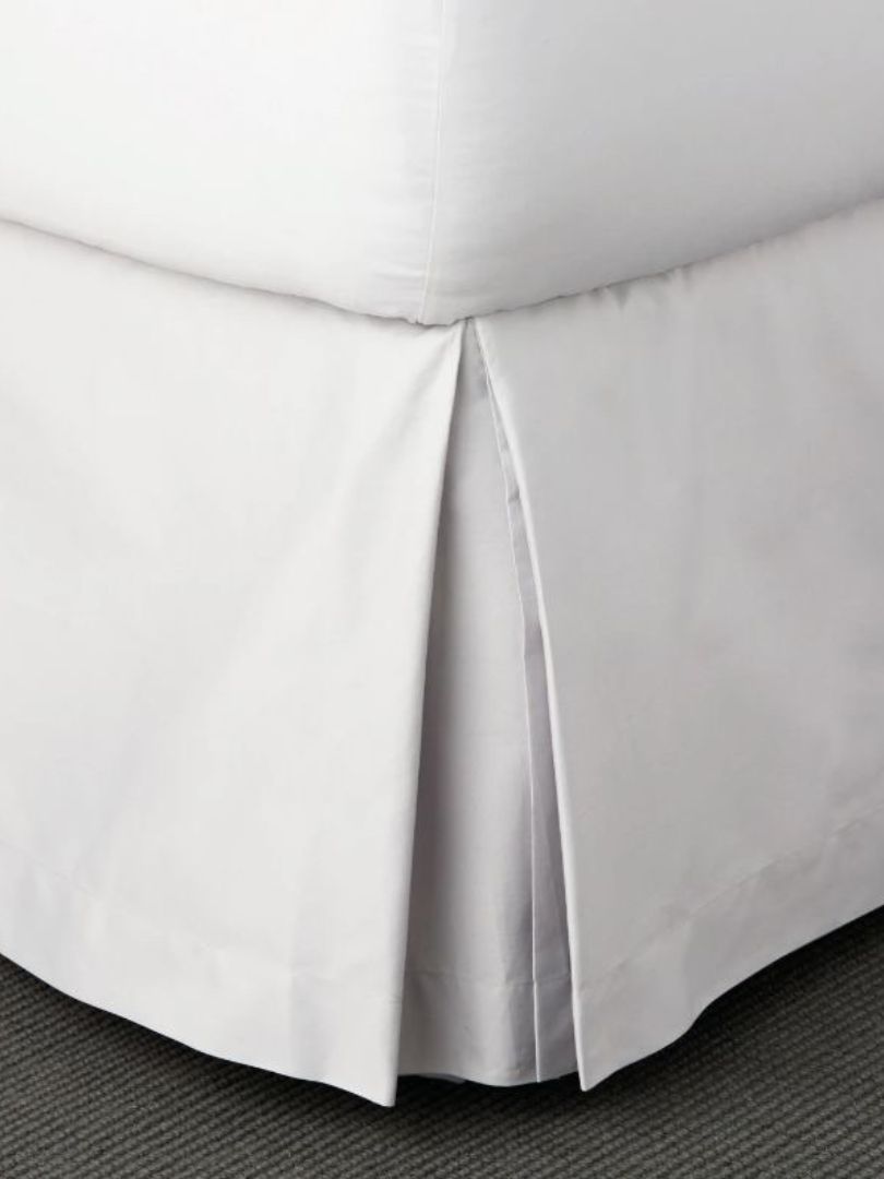 Faldón 200 hilos Clásico Liso 1,5 Plazas Blanco