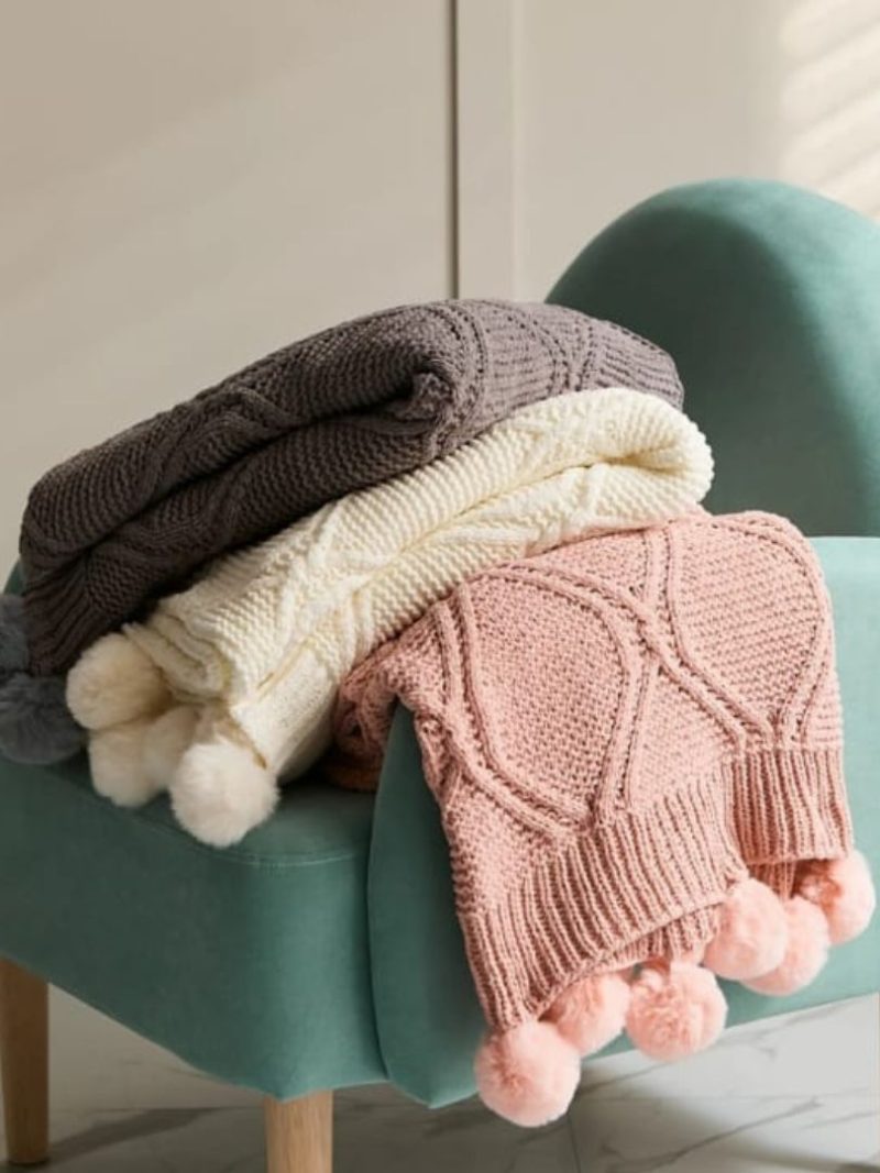 Manta de sofa chenille