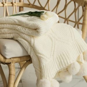 Manta de sofa chenille