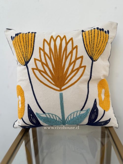 Funda bordada primavera