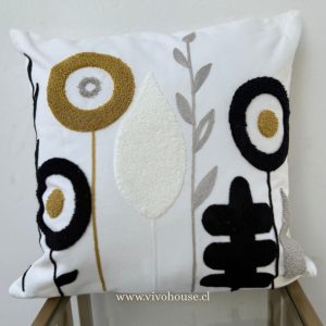 Funda bordada Botánica