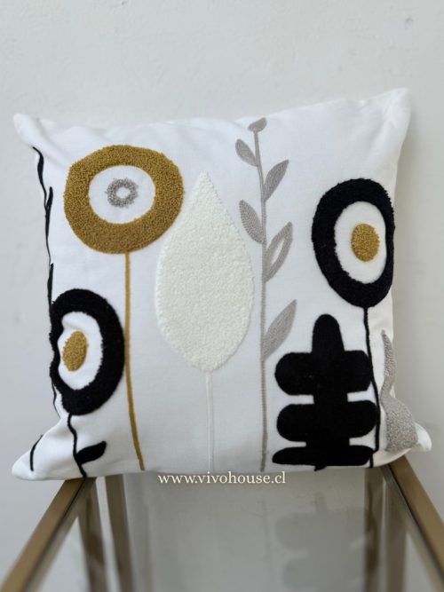 Funda bordada Botánica