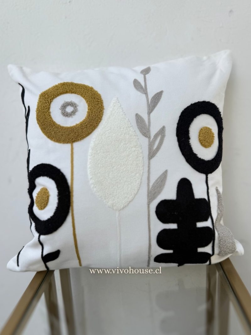 Funda bordada Botánica