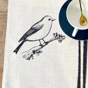 Set 6 individuales Pajarito Negro